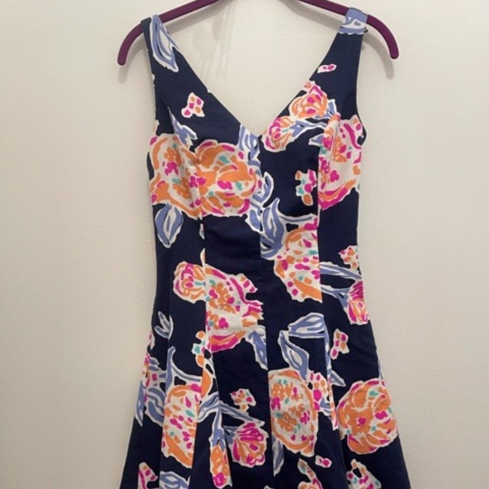 Lilly Pulitzer Clove Dress Pom Poms Size 0